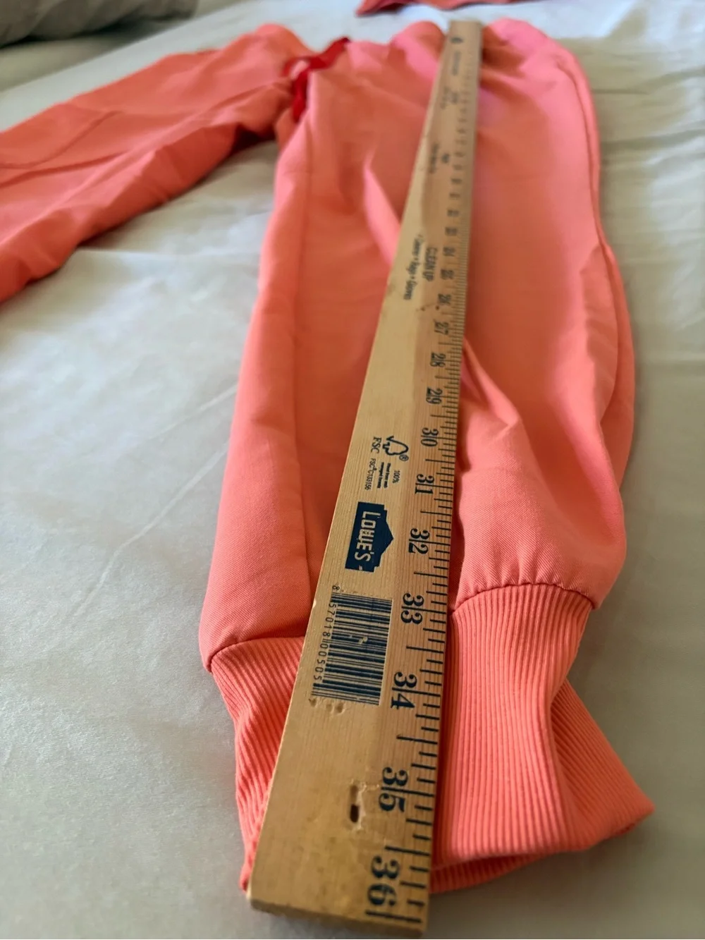 Figs Women's Coral Pink Scrub Set - Picture 4 of 10